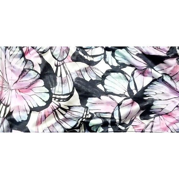 TORRID Satin Ruffle Underwire Bra Butterfly Windows Black Plus Size 6 6x 30 D DD - Picture 4 of 13